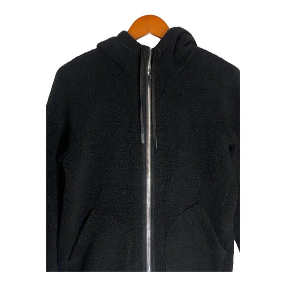 Lululemon So Sherpa Hooded Jacket Black-sz approx. 4 - Picture 10 of 10